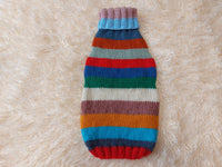 Multi color pet clothes striped dog sweater