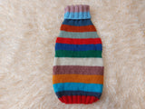 Multi color pet clothes striped dog sweater