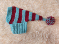 Christmas Santa Hat For Pet With Pompom Holiday Clothes Dog Hat