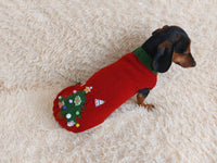 Christmas Tree Clothes For Pet Holiday Sweater With Christmas Tree For Dog