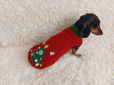 Christmas Tree Clothes For Pet Holiday Sweater With Christmas Tree For Dog