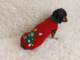 Christmas Tree Clothes For Pet Holiday Sweater With Christmas Tree For Dog