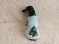 Christmas Tree Clothes For Pet Holiday Sweater With Christmas Tree For Dog