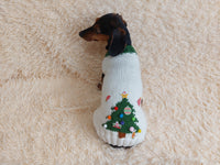 Christmas Tree Clothes For Pet Holiday Sweater With Christmas Tree For Dog