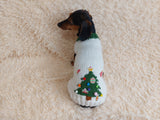 Christmas Tree Clothes For Pet Holiday Sweater With Christmas Tree For Dog