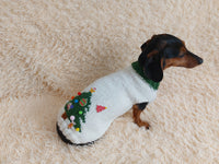 Christmas Tree Clothes For Pet Holiday Sweater With Christmas Tree For Dog