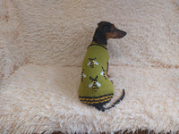 Pet clothes with bee sweater for dogs with wasp, bee dachshund clothes jumper