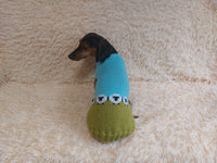 Pet clothes with sheep dog sweater with sheep, sheep dachshund clothes jumper