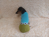 Pet clothes with sheep dog sweater with sheep, sheep dachshund clothes jumper