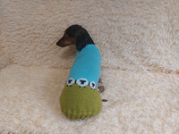Pet clothes with sheep dog sweater with sheep, sheep dachshund clothes jumper