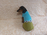 Pet clothes with sheep dog sweater with sheep, sheep dachshund clothes jumper
