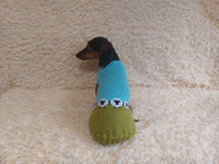 Pet clothes with sheep dog sweater with sheep, sheep dachshund clothes jumper