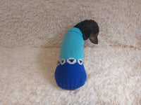 Pet clothes with sheep dog sweater with sheep, sheep dachshund clothes jumper