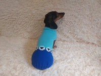 Pet clothes with sheep dog sweater with sheep, sheep dachshund clothes jumper