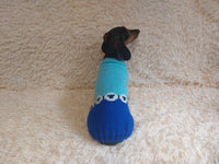 Pet clothes with sheep dog sweater with sheep, sheep dachshund clothes jumper