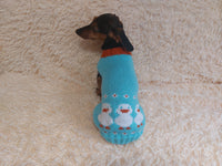 Ducks Pet Clothes Dog Sweater with Ducks, Duck Dachshund Clothes Jumper