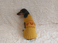 Bears Pet Clothes Dog Sweater with Bears,Bear Dachshund Clothes Jumper