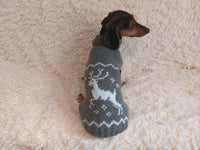 Alpaca wool clothing christmas deer dog sweater deer holiday christmas clothes