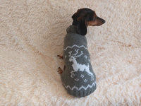 Alpaca wool clothing christmas deer dog sweater deer holiday christmas clothes