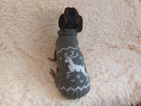 Alpaca wool clothing christmas deer dog sweater deer holiday christmas clothes
