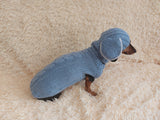 Alpaca Wool Rabbit Pet Costume and Hat with Ears--Sweater and Hat Set with Dog Ears