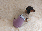 Alpaca wool clothes dog sweater with llama and sheep