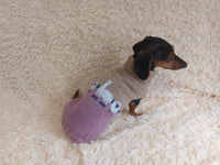 Alpaca wool clothes dog sweater with llama and sheep