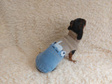 Alpaca wool clothes dog sweater with llama and sheep