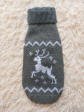Alpaca wool clothing christmas deer dog sweater deer holiday christmas clothes