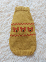 Bears Pet Clothes Dog Sweater with Bears,Bear Dachshund Clothes Jumper