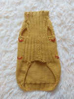 Bears Pet Clothes Dog Sweater with Bears,Bear Dachshund Clothes Jumper