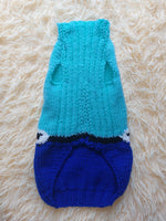 Pet clothes with sheep dog sweater with sheep, sheep dachshund clothes jumper