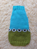 Pet clothes with sheep dog sweater with sheep, sheep dachshund clothes jumper