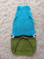 Pet clothes with sheep dog sweater with sheep, sheep dachshund clothes jumper