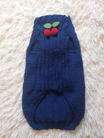 Pet clothes with cherries dog sweater with cherries