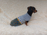 Sheep Dog Sweater: Hand-Knitted Wool Blend Pet Clothes