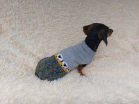 Sheep Dog Sweater: Hand-Knitted Wool Blend Pet Clothes