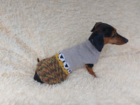 Sheep Dog Sweater: Hand-Knitted Wool Blend Pet Clothes