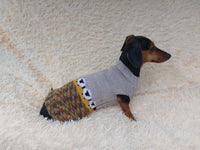 Sheep Dog Sweater: Hand-Knitted Wool Blend Pet Clothes