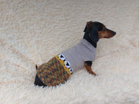 Sheep Dog Sweater: Hand-Knitted Wool Blend Pet Clothes