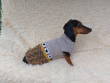 Sheep Dog Sweater: Hand-Knitted Wool Blend Pet Clothes