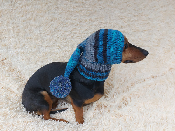Christmas hat for dog, Santa hat for dog, hat for dog, hat for small dog, hat for dachshund, doxie clothes, doxie hat