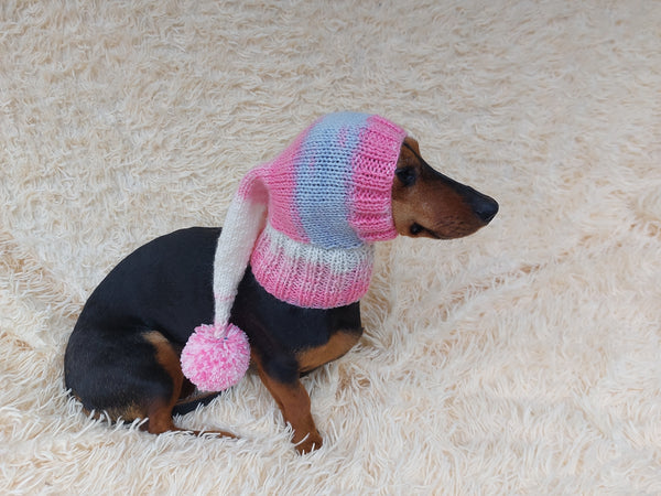 Christmas elf hat for dachshunds or small dogs, Dog Elf Hat, Dog Christmas Hat, Santa Dog Hat, Elf Dog Outfit, doxie clothes, doxie hat