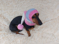 Christmas elf hat for dachshunds or small dogs, Dog Elf Hat, Dog Christmas Hat, Santa Dog Hat, Elf Dog Outfit, doxie clothes, doxie hat