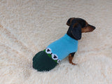 Sheep Dog Sweater: Hand-Knitted Wool Blend Pet Clothes