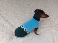 Sheep Dog Sweater: Hand-Knitted Wool Blend Pet Clothes