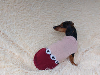 Sheep Dog Sweater: Hand-Knitted Wool Blend Pet Clothes