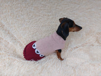 Sheep Dog Sweater: Hand-Knitted Wool Blend Pet Clothes