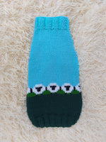 Sheep Dog Sweater: Hand-Knitted Wool Blend Pet Clothes