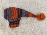Santa Dog Hat with Pompom: Wool Blend Elf Outfit